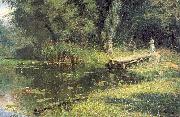 Polenov, Vasily Overgrown Pond oil